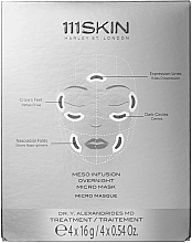 Мезо-маска для зоны вокруг глаз - 111SKIN Meso Infusion Overnight Micro Mask Box — фото N1