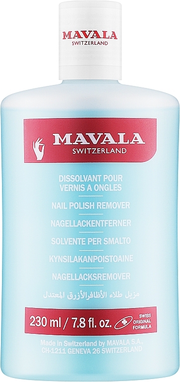 Профессиональная жидкость для снятия лака с ацетоном - Mavala Nail Polish Remover — фото N1