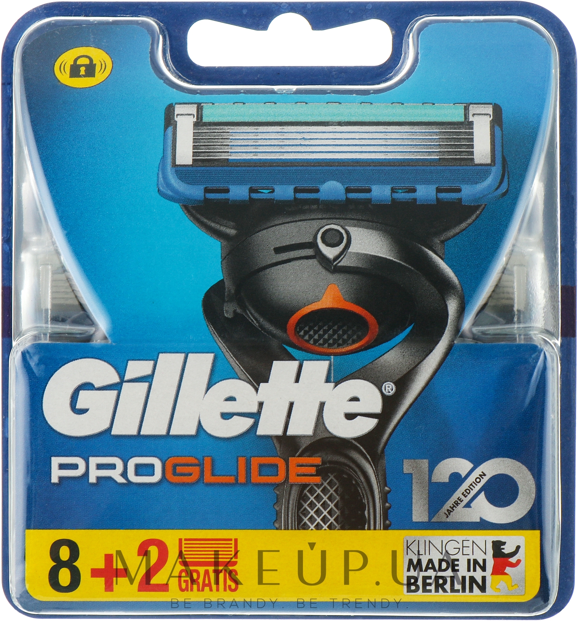 Сменные кассеты для бритья, 10 шт. - Gillette Fusion 5 ProGlide — фото 10шт