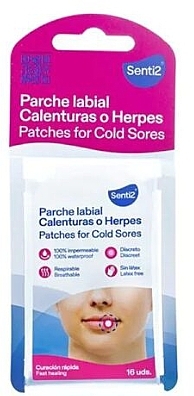 Пластырь для губ от герпеса - Senti2 Parches Herpes Labial — фото N1