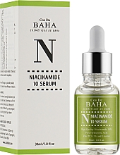 Сыворотка для лица с ниацинамидом и цинком - Cos De BAHA Niacinamide Serum with Zinc — фото N2