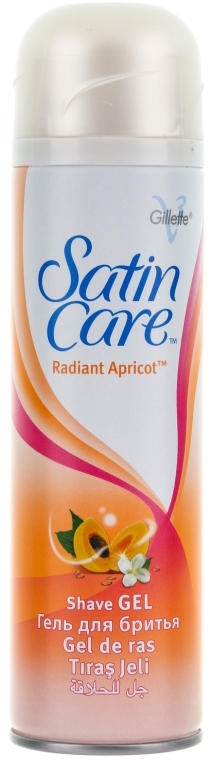 Гель для бритья "Абрикос" - Gillette Satin Care Radiant Apricot Shave Gel for Woman