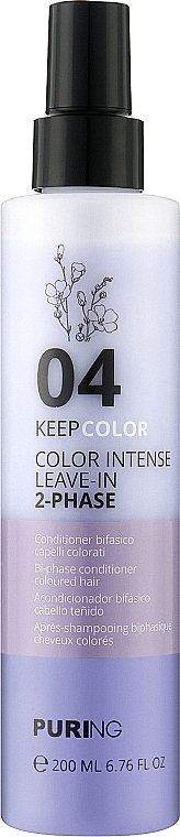 Двофазний кондиціонер для фарбованого волосся - Puring Keepcolor Color Intense Leave-In 2-Phase