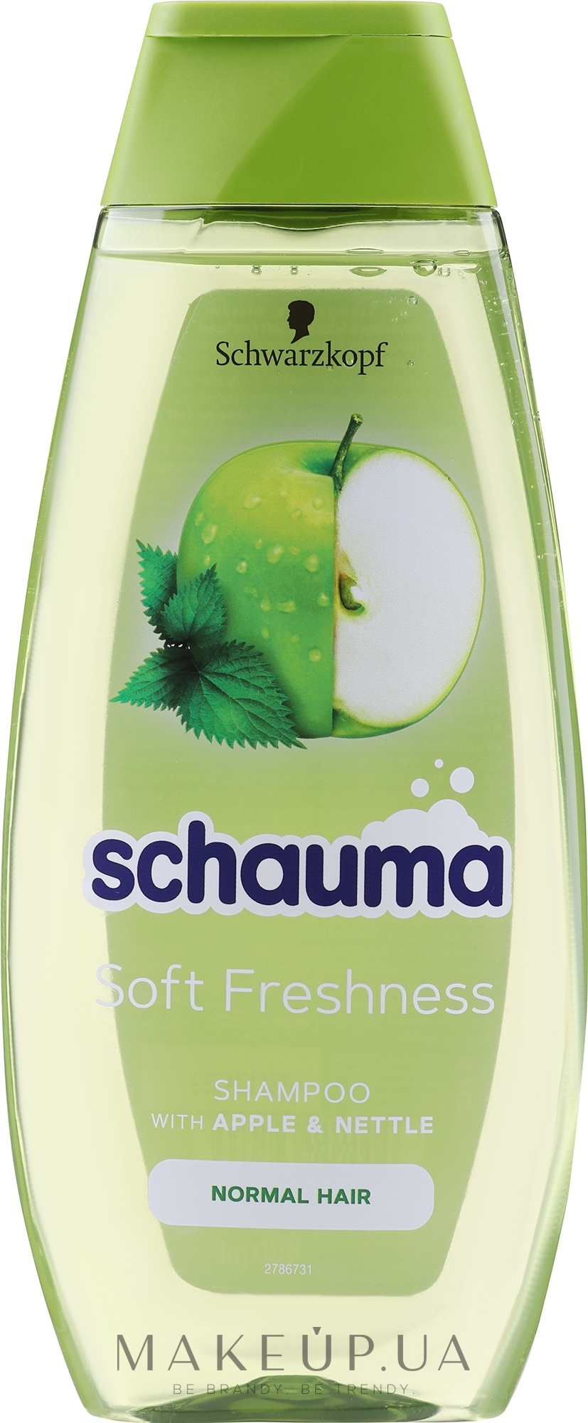Шампунь для нормального волосся "Зелене яблуко і кропива" - Schauma Clean & Fresh Shampoo With Green Apple & Nettle — фото 400ml