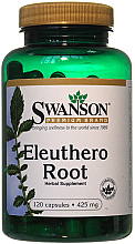 Пищевая добавка "Элеутерококк колючий", 425 мг - Swanson Eleuthero Root — фото N2