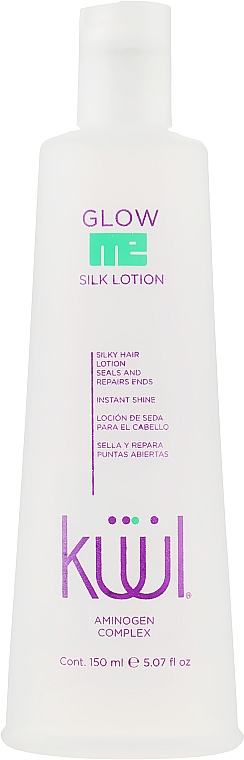 Незмивний лосьйон з шовком для посічених кінчиків волосся - Kuul Glow Me Silk Lotion — фото N1
