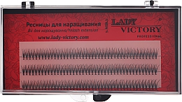 Духи, Парфюмерия, косметика Ресницы накладные пучковые, EY-BS-01A, 08 мм - Lady Victory