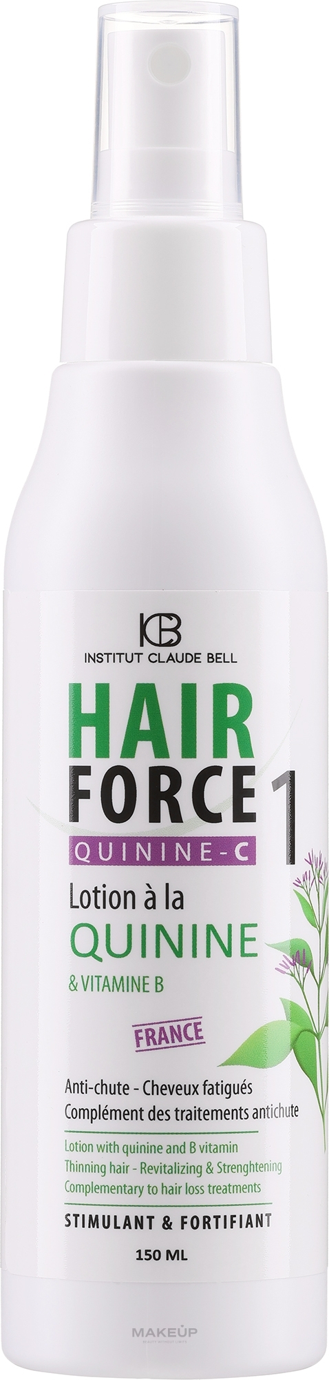 Лосьйон проти випадіння волосся з хініном С - Institut Claude Bell Hair Force One Quinine C Lotion — фото 150ml