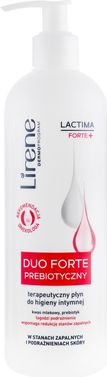 Гель для интимной гигиены "Терапевтический" - Lirene Lactima Forte+