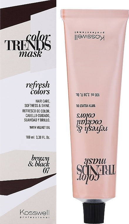 Тонирующая маска для волос - Kosswell Professional Color Trends Mask Refresh Colors — фото N1