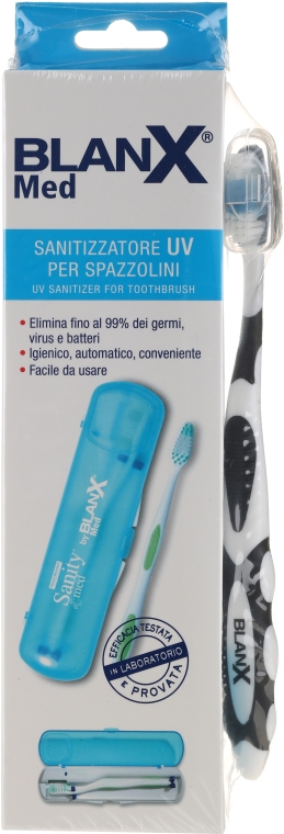 Набір - BlanX Med UV (brush/sanitizer/1 + toothbrush/1) — фото N1