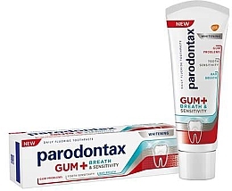 Парфумерія, косметика Відбілювальна зубна паста - Parodontax Gum+Breath and Sensitivity