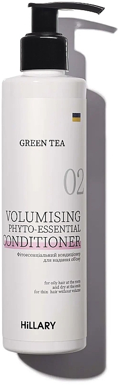 Набір для жирного типу волосся - Hillary Green Tea Phyto-essential (cond/250ml + shamp/250ml) — фото N4