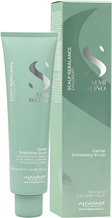 Скраб для шкіри голови - Alfaparf Semi Di Lino Scalp Rebalance Gentle Exfoliating Scrub — фото N2