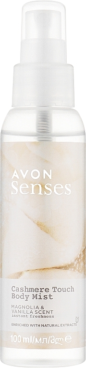Міст для тіла - Avon Senses Cashmere Touch Body Mist — фото N1
