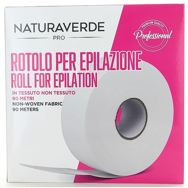 Полоски для депиляции в рулоне, 90 метров - Naturaverde Pro Roll For Epilation Non Woven Fabric — фото N1