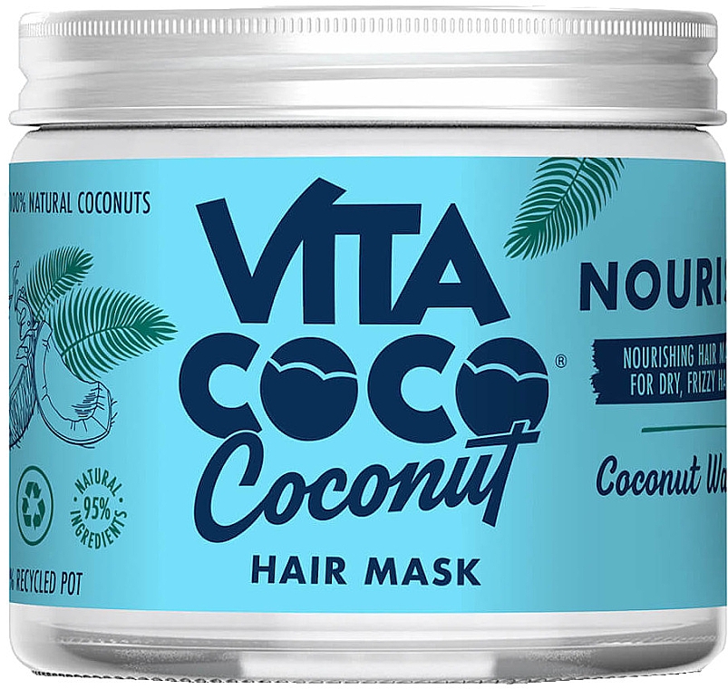 Маска для волос с кокосом "Питательная" - Vita Coco Nourish Coconut Water Hair Mask — фото N1