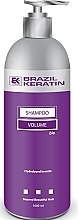 Шампунь для об'єму волосся з кератином - Brazil Keratin Bio Volume Shampoo — фото N6