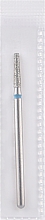 Фреза алмазная, усеченный конус, L-10 мм, 2.1 мм, синяя - Head The Beauty Tools — фото N1