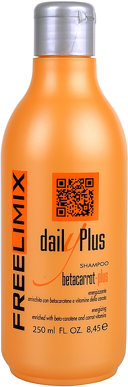Шампунь с бета-каротином - Freelimix Daily Plus Betacarot Plus Shampoo — фото N1