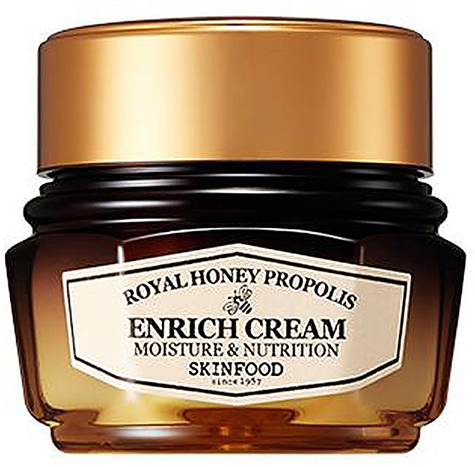 Питательный крем для лица с прополисом - Skinfood Royal Honey Propolis Enrich Cream — фото N1
