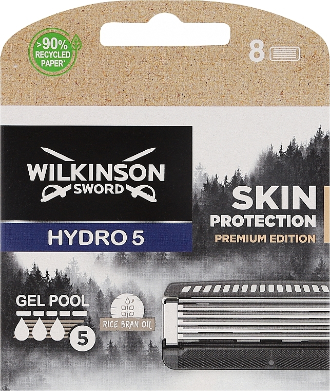 Набор сменных лезвий "Hydro 5", 8 шт. - Wilkinson Sword Hydro 5 Skin Protection Premium Edition