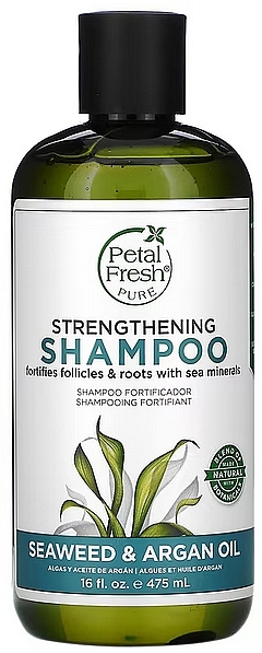 Укрепляющий шампунь, морские водоросли и аргановое масло - Petal Fresh Shampoo