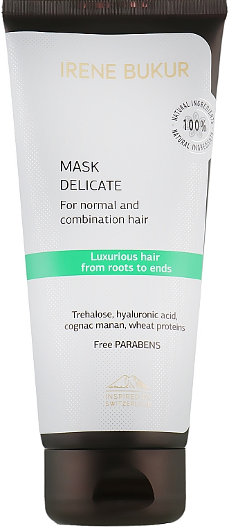 Маска "Делікатна" для волосся - Irene Bukur Delicate Mask — фото N1