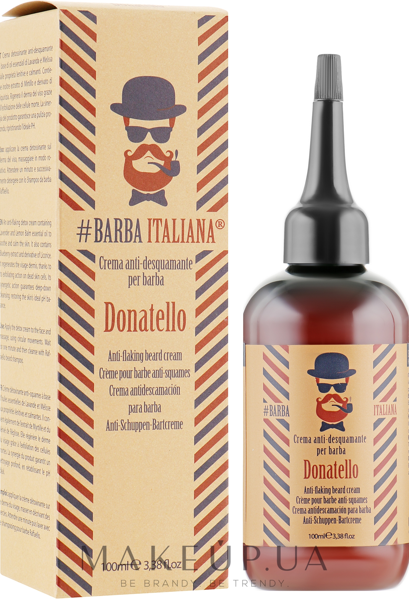 Крем для бороди проти лущення шкіри - Barba Italiana Donatello — фото 100ml