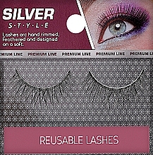 Парфумерія, косметика Вії накладні, натурал, "Х", FR 201 - Silver Style Eyelashes