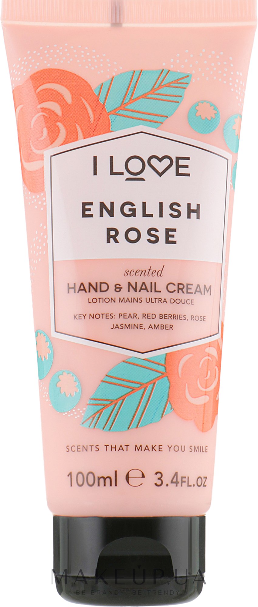 Крем для рук "Английская роза" - I Love English Rose Heand & Nail Cream — фото 100ml