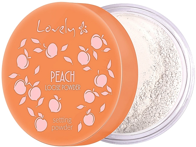 Прозрачная пудра для лица - Lovely Peach Loose Powder Setting Powder — фото N2