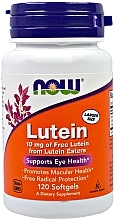 Харчова добавка "Лютеїн", 10 мг - Now Foods Lutein Softgels — фото N2
