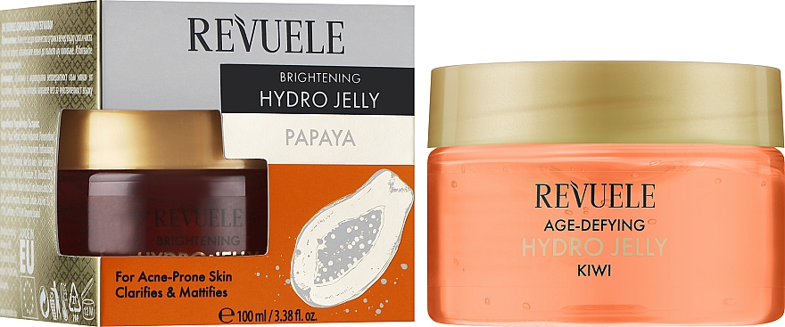 Крем для лица "Папайя" - Revuele Brightening Hydro Jelly Papaya  — фото N2