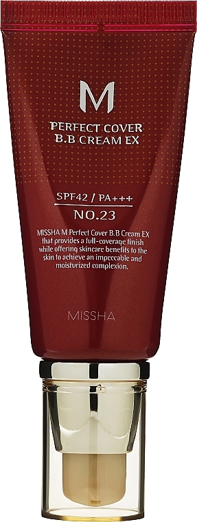 УЦЕНКА BB крем с идеальным покрытием - Missha Perfect Cover BB Cream SPF42/PA + + Moisturized Complexion * — фото N1
