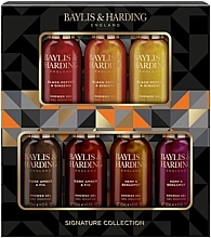 Парфумерія, косметика Набір, 7 продуктів - Baylis & Harding Black Pepper & Ginseng Luxury 7 Days Showering Essentials Gift Set