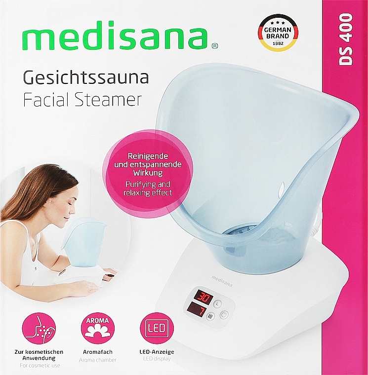 Розпарювач для обличчя - Medisana DS 400 — фото N1