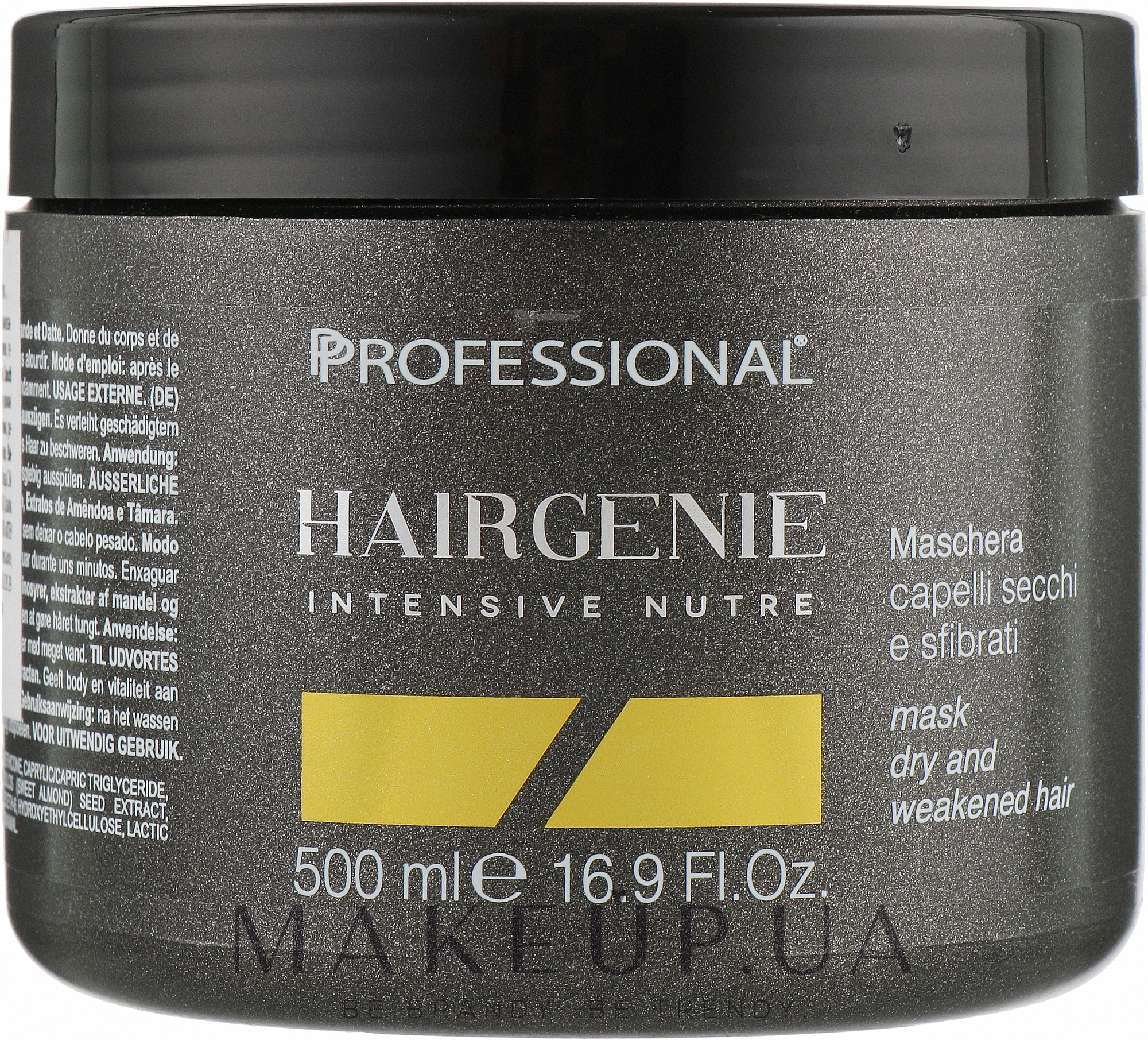Маска для волосся "Інтенсивне живлення" - Professional Hairgenie Intensive Nutre Mask — фото 500ml