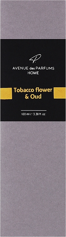 Avenue Des Parfums Home Tobacco Flower & Oud - Аромадиффузор — фото N1