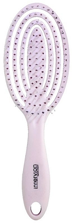 Расческа для волос, розовая - Inter Vion I Comfort Hair Brush — фото N1