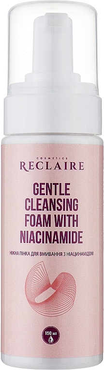 Нежная пенка для умывания с ниацинамидом - Reclaire Foam With Niacinamide — фото N1