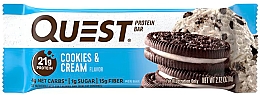 Парфумерія, косметика Протеїновий батончик "Печиво та крем" - Quest Nutrition Protein Bar Cookies & Cream