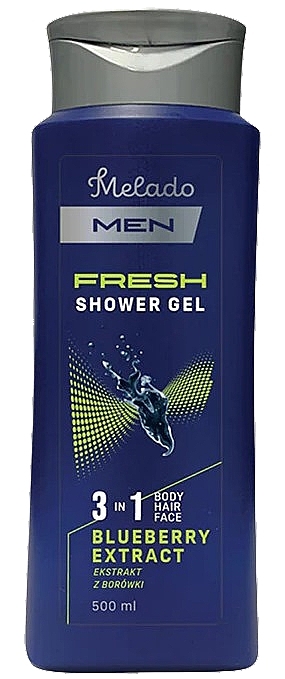 Гель для душу чоловічий 3 в 1 - Natigo Melado Men Fresh Shower Gel — фото N1