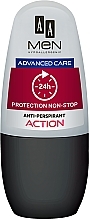 Духи, Парфюмерия, косметика Шариковый антиперспирант - AA Men Advanced Care Protection Non-Stop 24h Anti-Perspirant Action