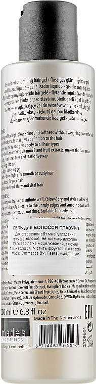 Гель для волос "Глазурит" - Mades Cosmetics High-Gloss Hair Glaze Anti-Frizz — фото N2