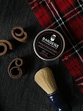 Крем для гоління із заспокійливим ефектом - Barbers Premium Shaving Cream Sandalwood-Licorice Root — фото N5