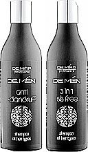 УЦЕНКА Набор профессионального ухода за волосами для мужчин - DeMira Professional DeMen (shm/2x300 ml) * — фото N2