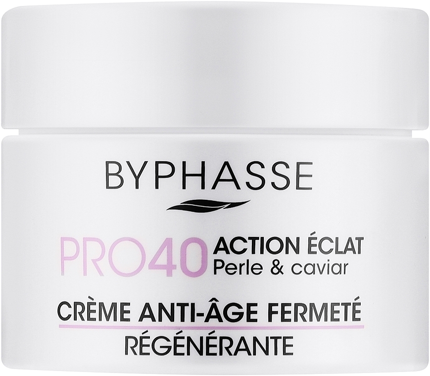 Крем проти старіння 40+ - Byphasse Anti-aging Cream Pro40 Years Pearl And Cavia