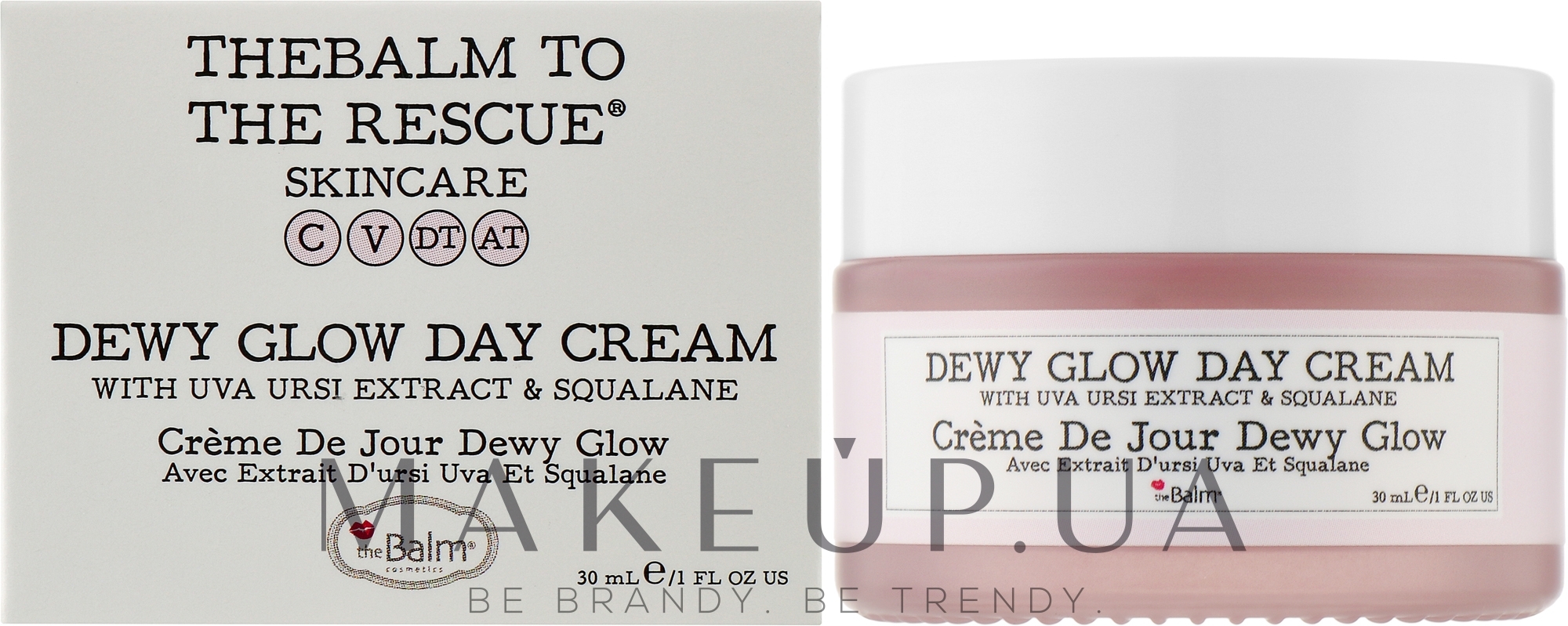 Крем для сяяння шкіри обличчя - theBalm To The Rescue Dewy Glow Cream — фото 30ml