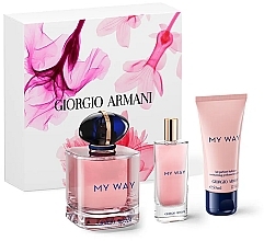 Парфумерія, косметика Giorgio Armani My Way - Набір (edp/90ml + edp/15ml + b/lot/50ml)